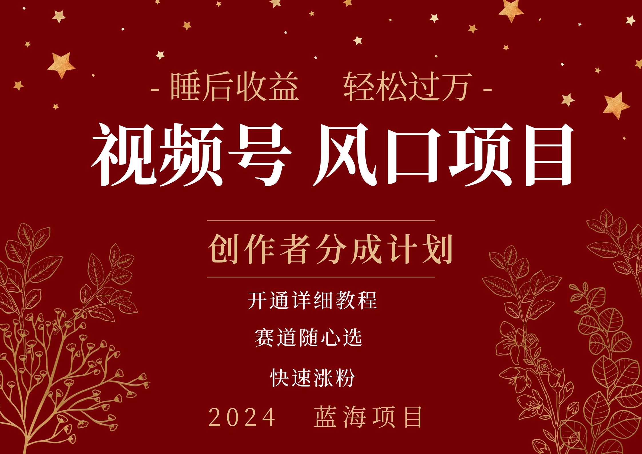 图片[1]爱优网赚-网创项目资源站-副业项目-创业项目-搞钱项目拥有睡眠收益的微信视频号大风口项目，轻松月入过万+，多赛道选择，可矩阵，玩法简单轻松上手爱优网赚-网创项目资源站-副业项目-创业项目-搞钱项目爱优网赚