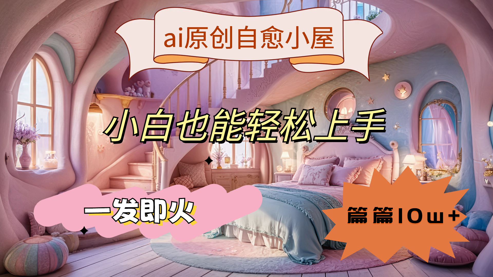 图片[1]爱优网赚-网创项目资源站-副业项目-创业项目-搞钱项目ai原创治愈小屋，小白也能轻松上手，一发即火，篇篇10w+爱优网赚-网创项目资源站-副业项目-创业项目-搞钱项目爱优网赚