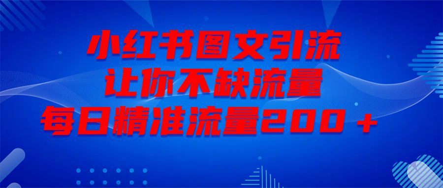 最新！小红书图文引流，全面解析日引300私域流量，是怎样做到的！爱优网赚-网创项目资源站-副业项目-创业项目-搞钱项目爱优网赚