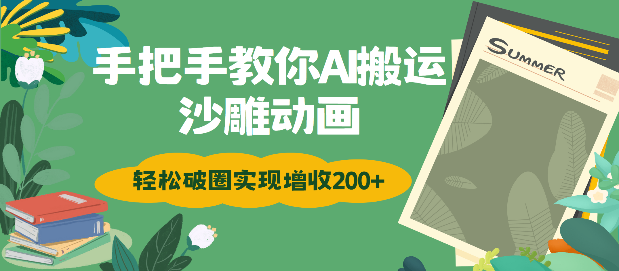 手把手教你用AI搬运沙雕动画轻松破圈实现增收200+爱优网赚-网创项目资源站-副业项目-创业项目-搞钱项目爱优网赚