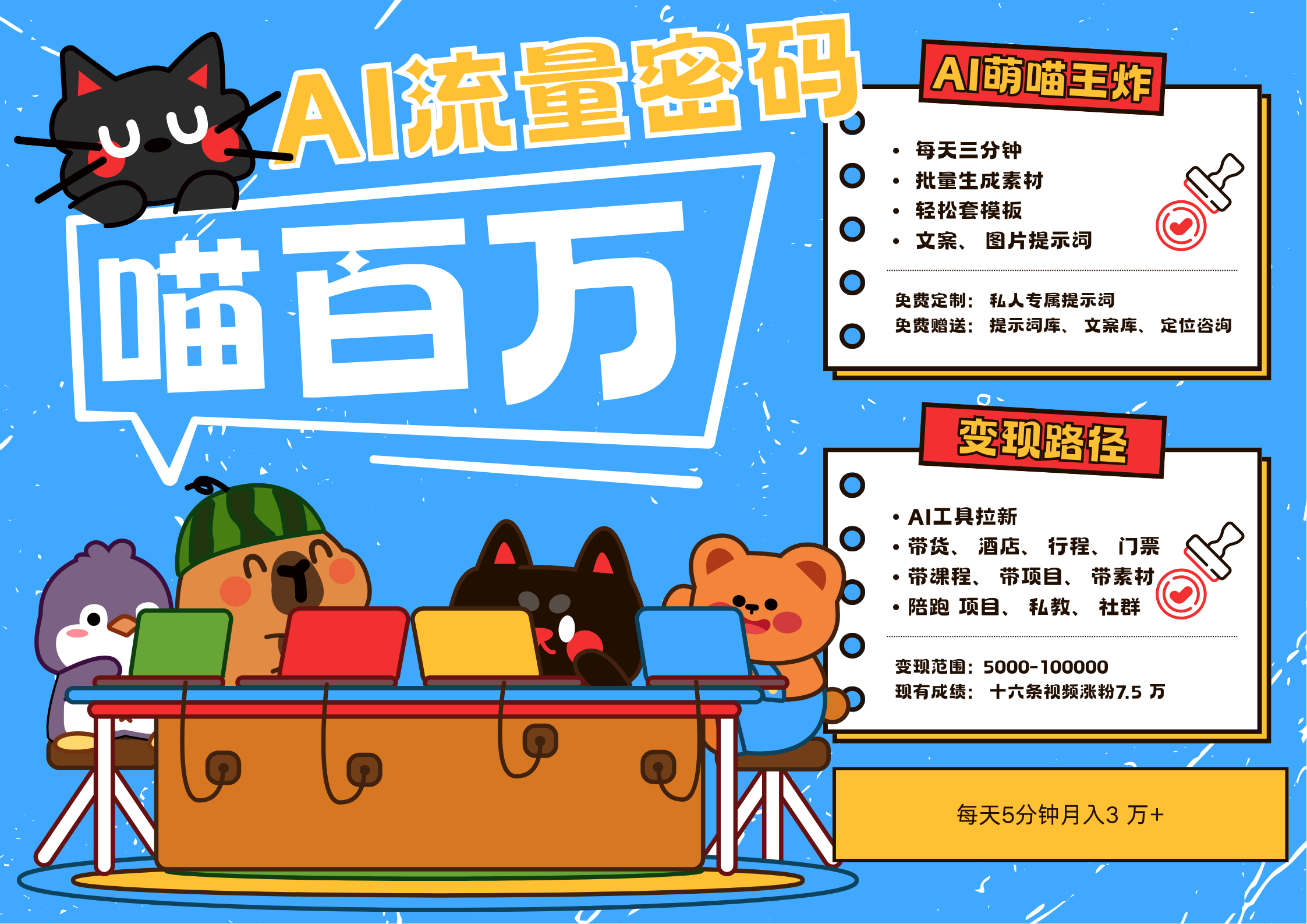 AI+宠物+旅行2025最火流量密码 轻松用AI宠物做文旅账号 可带货，带酒店，可以带行程，旅行社 小白三分钟学会 N种变现渠道 月入五位数  管道收益爱优网赚-网创项目资源站-副业项目-创业项目-搞钱项目爱优网赚